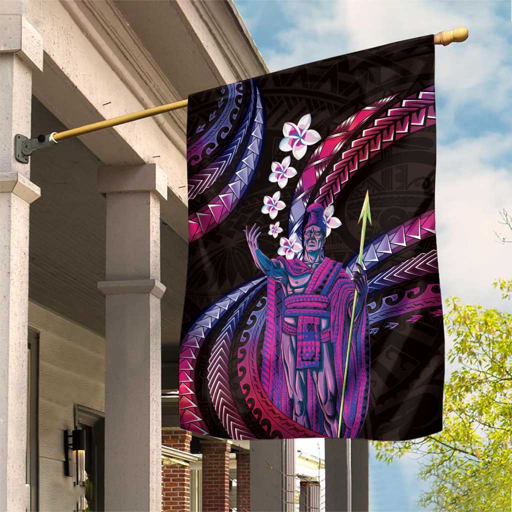Hawaii King Kamehameha Garden Flag Fantastic Plumeria Sweet Vibes
