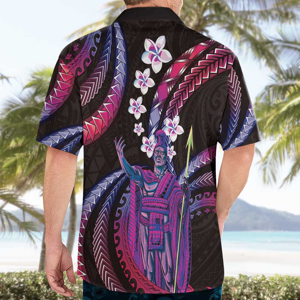 Hawaii King Kamehameha Hawaiian Shirt Fantastic Plumeria Sweet Vibes