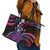 Hawaii King Kamehameha Leather Tote Bag Fantastic Plumeria Sweet Vibes