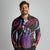 Hawaii King Kamehameha Long Sleeve Polo Shirt Fantastic Plumeria Sweet Vibes