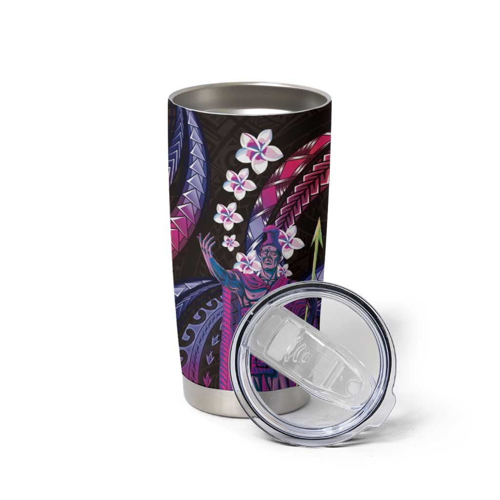 Hawaii King Kamehameha Tumbler Cup Fantastic Plumeria Sweet Vibes