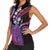 Hawaii King Kamehameha Women Sleeveless Polo Shirt Fantastic Plumeria Sweet Vibes
