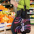 Hawaii Plumeria Grocery Bag Sweet Gradient Polynesian Pattern