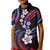 Hawaii Plumeria Kid Polo Shirt Sweet Gradient Polynesian Pattern