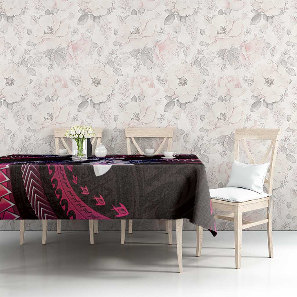 Hawaii Plumeria Tablecloth Sweet Gradient Polynesian Pattern