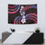 Hawaii Plumeria Tapestry Sweet Gradient Polynesian Pattern