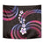 Hawaii Plumeria Tapestry Sweet Gradient Polynesian Pattern