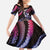Hawaii Shaka Sign Family Matching Short Sleeve Bodycon Dress and Hawaiian Shirt Fantastic Frangipani Sweet Vibes