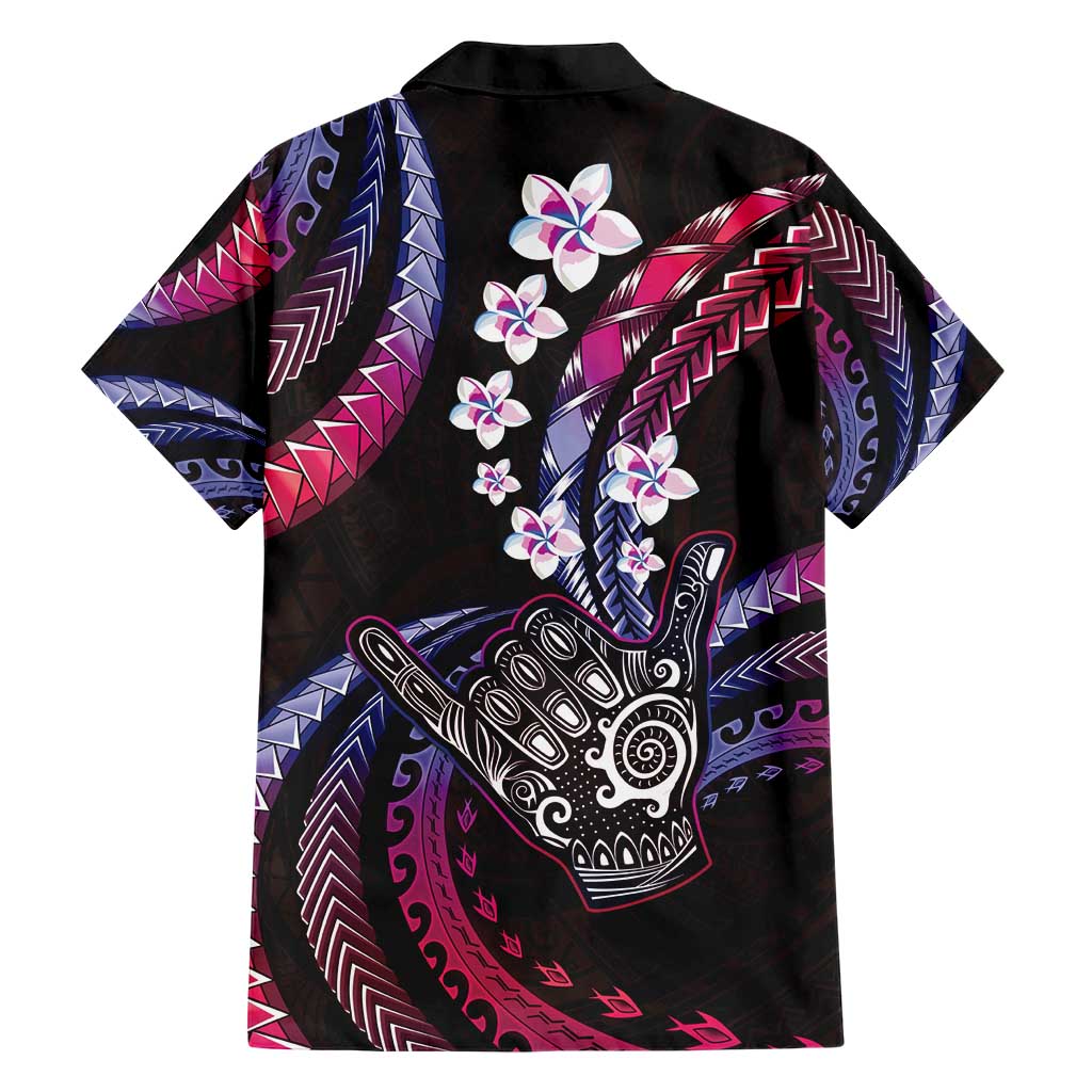 Hawaii Shaka Sign Family Matching Short Sleeve Bodycon Dress and Hawaiian Shirt Fantastic Frangipani Sweet Vibes LT01 - Polynesian Pride