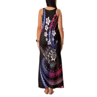 Hawaii Shaka Sign Family Matching Tank Maxi Dress and Hawaiian Shirt Fantastic Frangipani Sweet Vibes LT01 - Polynesian Pride