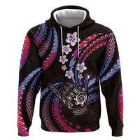 Hawaii Shaka Sign Hoodie Fantastic Frangipani Sweet Vibes