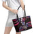Hawaii Shaka Sign Leather Tote Bag Fantastic Frangipani Sweet Vibes