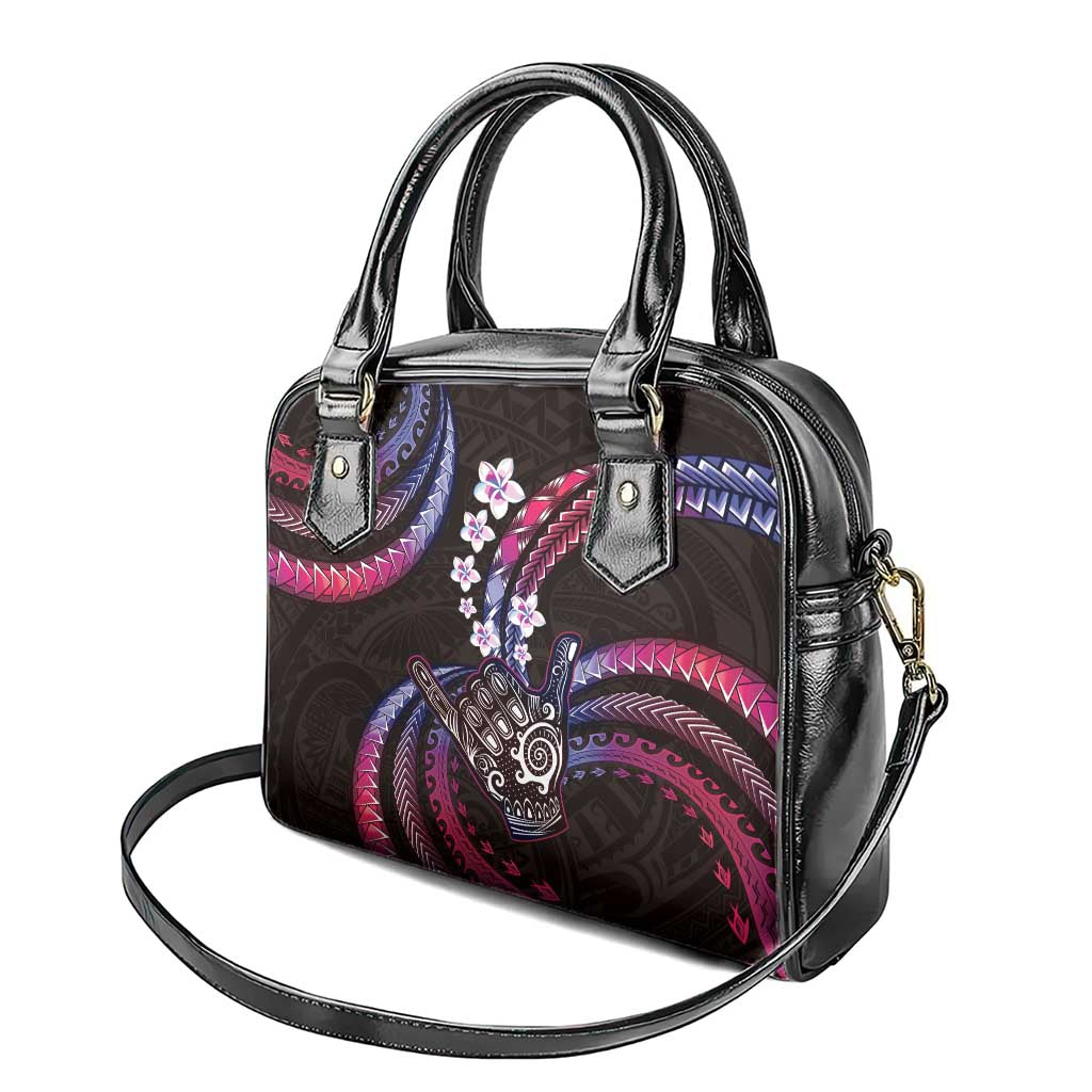 Hawaii Shaka Sign Shoulder Handbag Fantastic Frangipani Sweet Vibes LT01 - Polynesian Pride