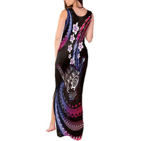 Hawaii Shaka Sign Tank Maxi Dress Fantastic Frangipani Sweet Vibes