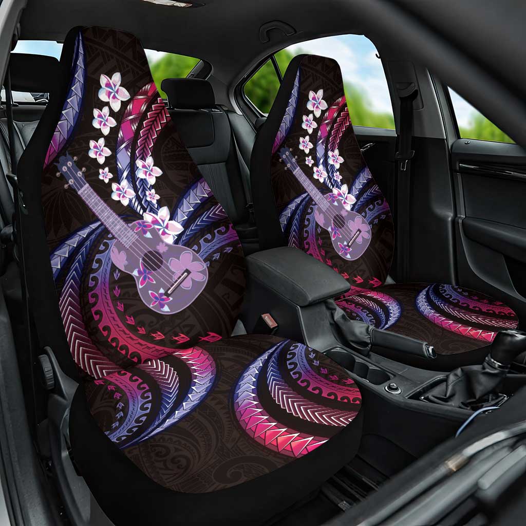 Hawaiian Ukulele Car Seat Cover Sweet Dream Fantastic Plumeria