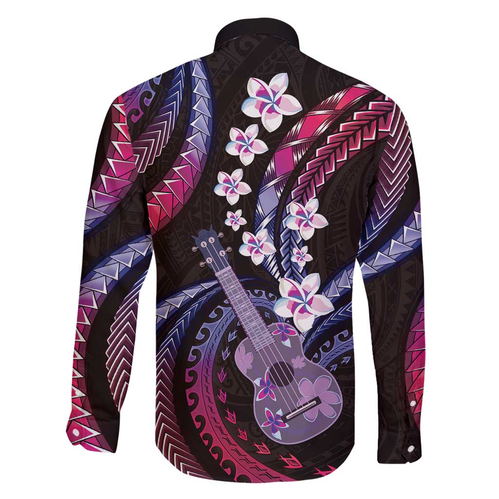 Hawaiian Ukulele Family Matching Tank Maxi Dress and Hawaiian Shirt Sweet Dream Fantastic Plumeria LT01 - Polynesian Pride