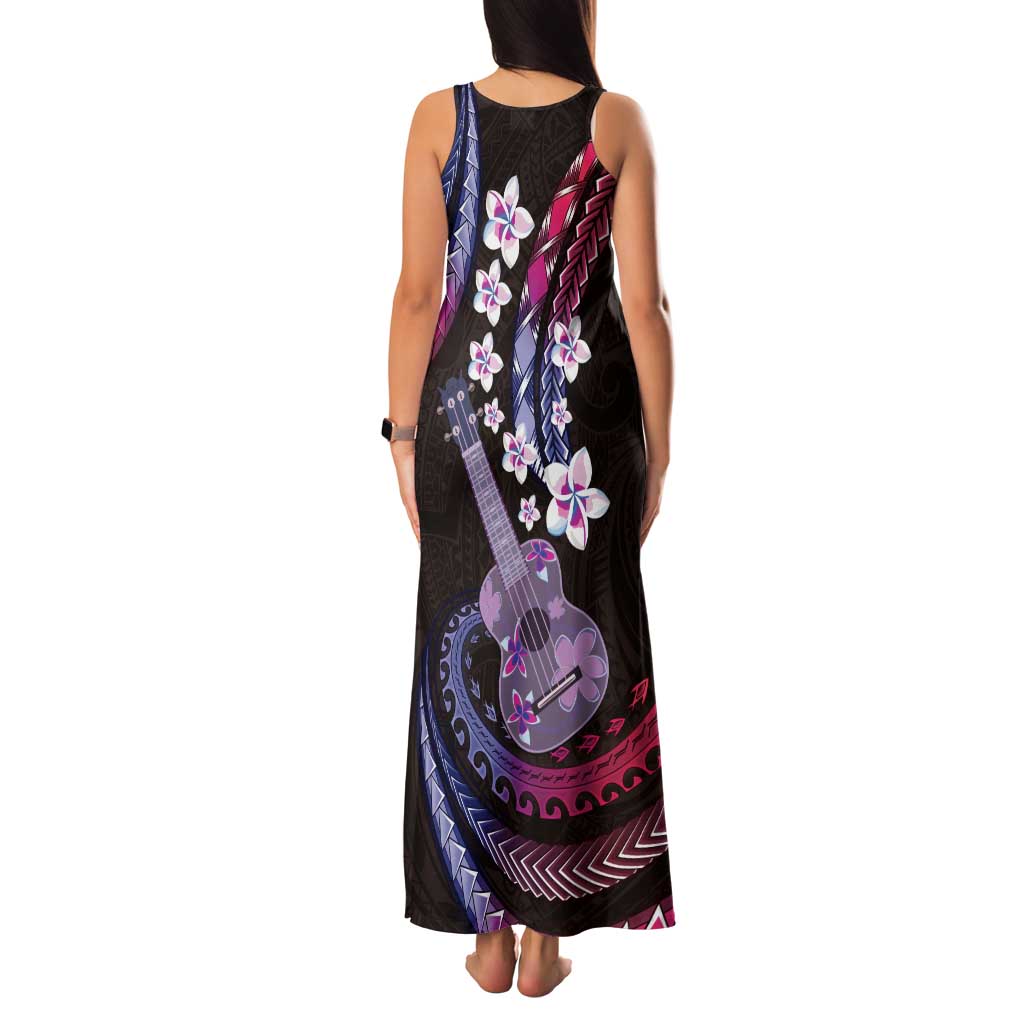 Hawaiian Ukulele Family Matching Tank Maxi Dress and Hawaiian Shirt Sweet Dream Fantastic Plumeria LT01 - Polynesian Pride