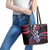 Hawaiian Ukulele Leather Tote Bag Sweet Dream Fantastic Plumeria