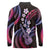 Hawaiian Ukulele Long Sleeve Polo Shirt Sweet Dream Fantastic Plumeria