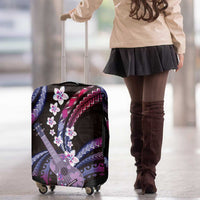 Hawaiian Ukulele Luggage Cover Sweet Dream Fantastic Plumeria