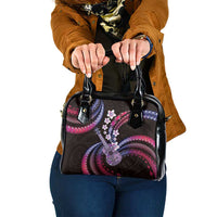 Hawaiian Ukulele Shoulder Handbag Sweet Dream Fantastic Plumeria