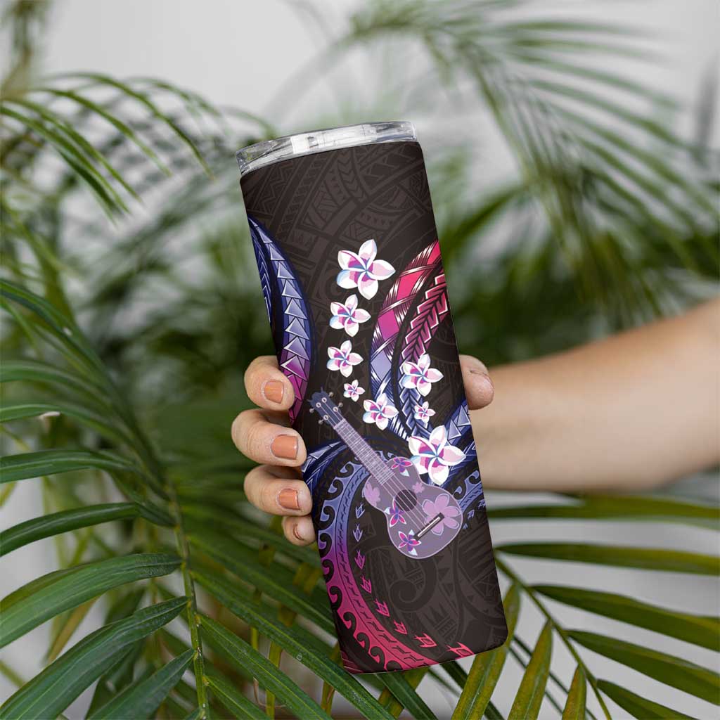 Hawaiian Ukulele Skinny Tumbler Sweet Dream Fantastic Plumeria