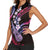 Hawaiian Ukulele Women Sleeveless Polo Shirt Sweet Dream Fantastic Plumeria