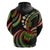 Hawaii Turtles Plumeria Hoodie Reggae Polynesian Pattern