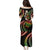 Hawaii Turtles Plumeria Puletasi Reggae Polynesian Pattern