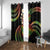 Hawaii Turtles Plumeria Window Curtain Reggae Polynesian Pattern