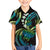 Hawaii Turtles Plumeria Hawaiian Shirt Chartreuse Cyan Polynesian Pattern
