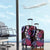Hawaii Turtles Plumeria Luggage Cover Sweet Gradient Polynesian Pattern