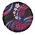 Hawaii Turtles Plumeria Spare Tire Cover Sweet Gradient Polynesian Pattern