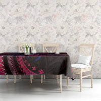 Hawaii Turtles Plumeria Tablecloth Sweet Gradient Polynesian Pattern