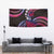 Hawaii Turtles Plumeria Tapestry Sweet Gradient Polynesian Pattern