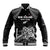 Custom New Zealand 2024 Rugby Baseball Jacket Silver Fern Aotearoa Kiwi