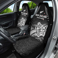 New Zealand 2024 Rugby Car Seat Cover Silver Fern Aotearoa Kiwi LT01 - Polynesian Pride