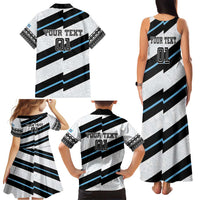 Custom Fiji 2024 Rugby Family Matching Tank Maxi Dress and Hawaiian Shirt Fijian Tapa Pattern LT01 - Polynesian Pride