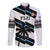 Custom Fiji 2024 Rugby Long Sleeve Button Shirt Fijian Tapa Pattern
