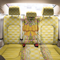 Hawaii Palaka Pikake Lokelani Plumeria Back Car Seat Cover Melemele Coquette Bow