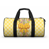 Hawaii Palaka Pikake Lokelani Plumeria Duffle Bag Melemele Coquette Bow LT01 One size Yellow - Polynesian Pride