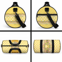 Hawaii Palaka Pikake Lokelani Plumeria Duffle Bag Melemele Coquette Bow LT01 - Polynesian Pride