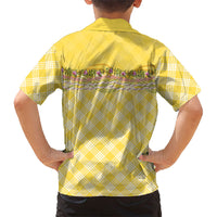 Hawaii Palaka Pikake Lokelani Plumeria Family Matching Puletasi and Hawaiian Shirt Melemele Coquette Bow LT01 - Polynesian Pride