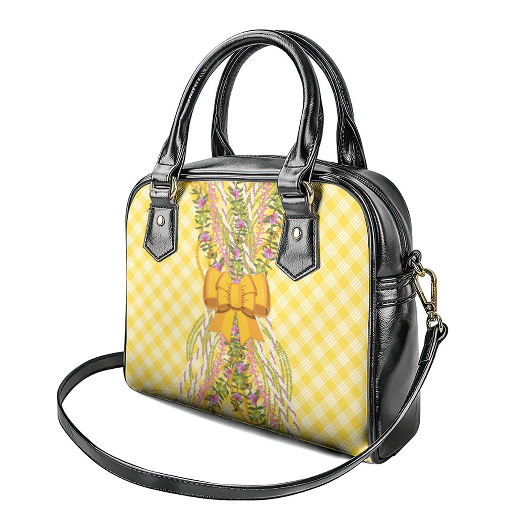 Hawaii Palaka Pikake Lokelani Plumeria Shoulder Handbag Melemele Coquette Bow