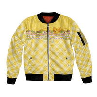 Hawaii Palaka Pikake Lokelani Plumeria Sleeve Zip Bomber Jacket Melemele Coquette Bow