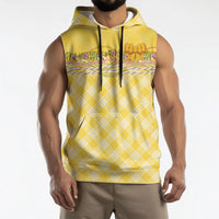 Hawaii Palaka Pikake Lokelani Plumeria Sleeveless Hoodie Melemele Coquette Bow
