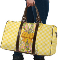 Hawaii Palaka Pikake Lokelani Plumeria Travel Bag Melemele Coquette Bow