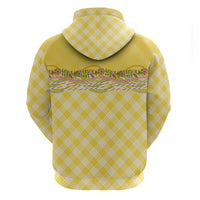 Hawaii Palaka Pikake Lokelani Plumeria Zip Hoodie Melemele Coquette Bow