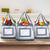 Samoa Siapo Blue Trimmed Grocery Bag Samoa White Sunday - Polynesian Pride