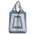 Samoa Siapo Blue Trimmed Grocery Bag Samoa White Sunday - Polynesian Pride